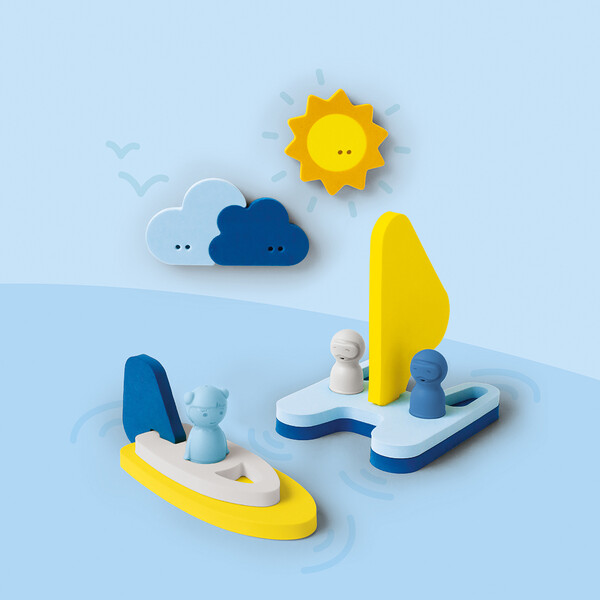  Quutopia Puzzle de Bain Mettre les Voiles 