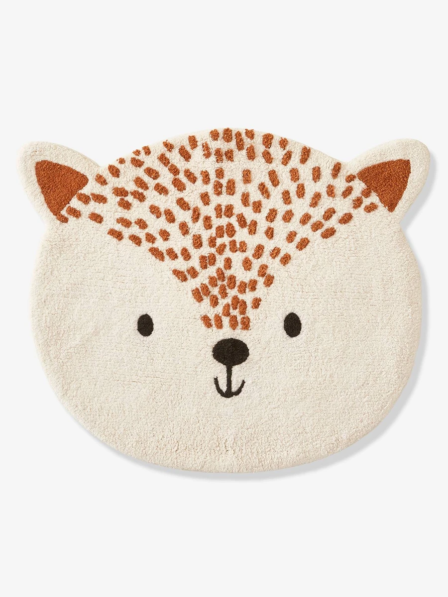 Tapis Renard des neiges beige - Vertbaudet