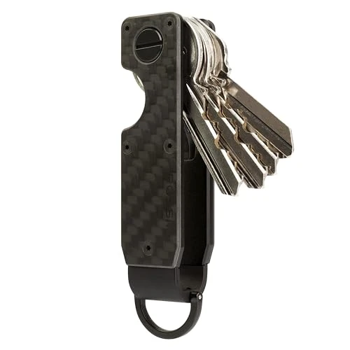 ROSSM Organisateur de clés Porte-clés Compact en métal | Porte-clés innovant Minimaliste | Porte-clés Intelligent Qui protège 2 à 6 clés