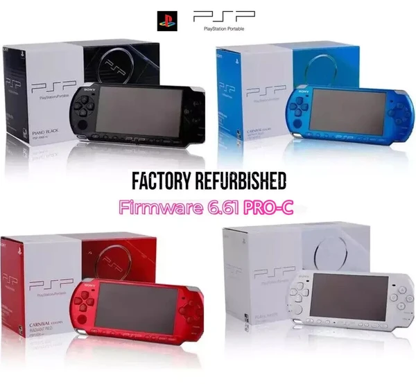 SONY PSP-3000 host nouveau chargeur de batterie 6.61 PRO zone libre, 32Go + Jeux