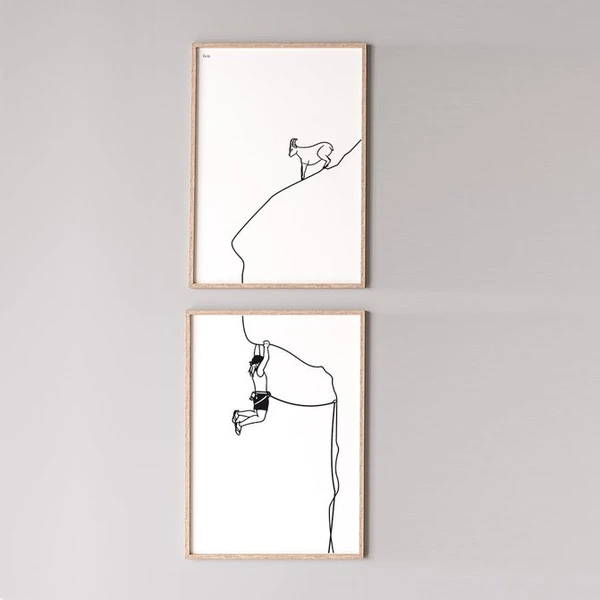 Duo d'Affiches - Les Sportifs - Escalade