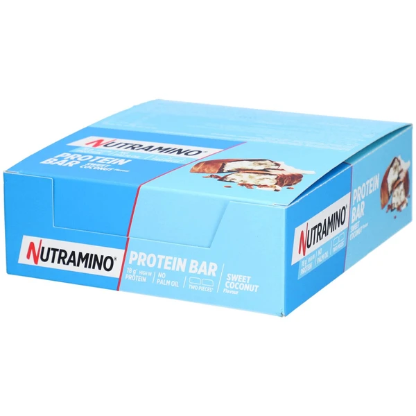 NUTRAMINO Barre protéinée Noix de coco sucrée 12x55 g - Redcare Pharmacie