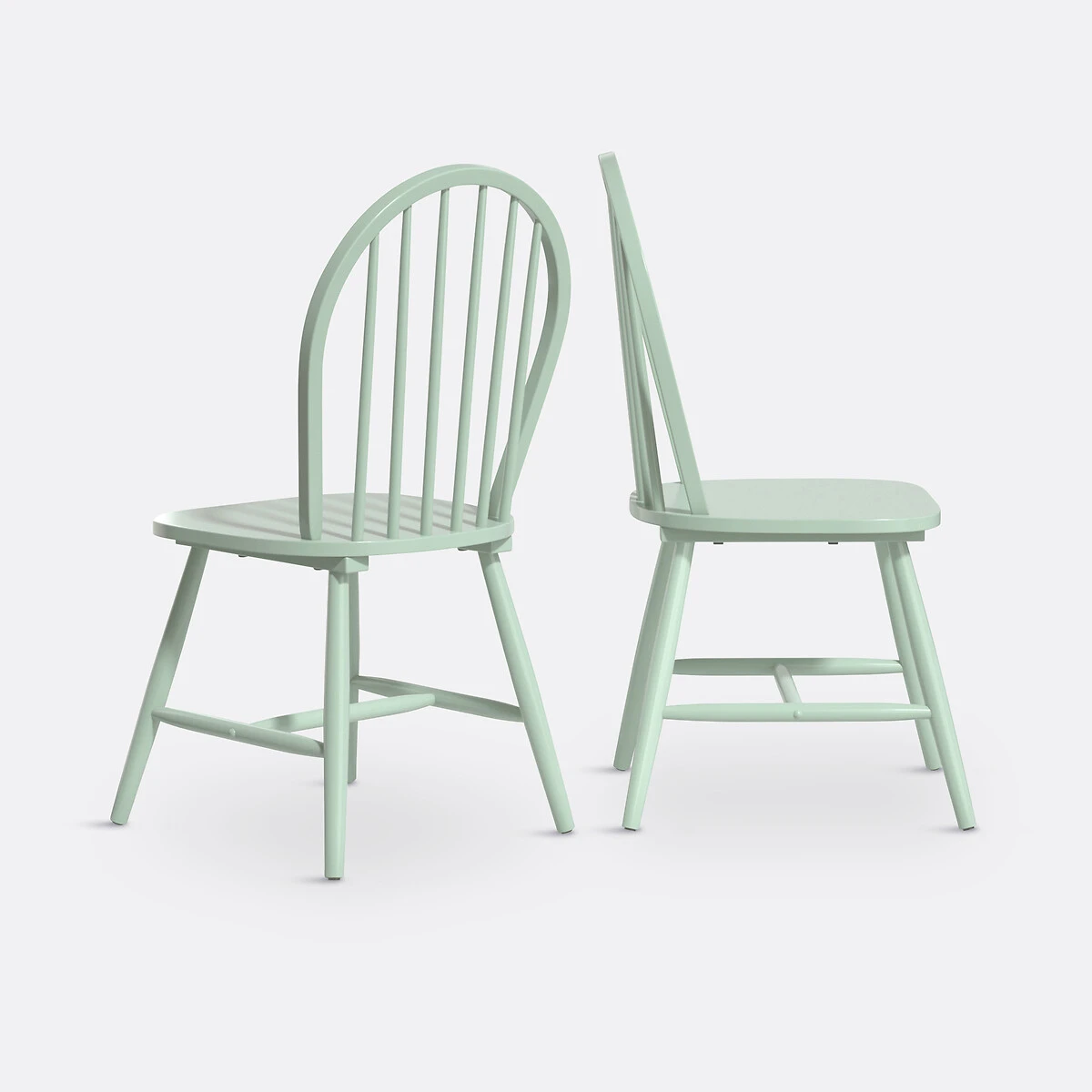 Lot de 2 chaises à barreaux, WINDSOR