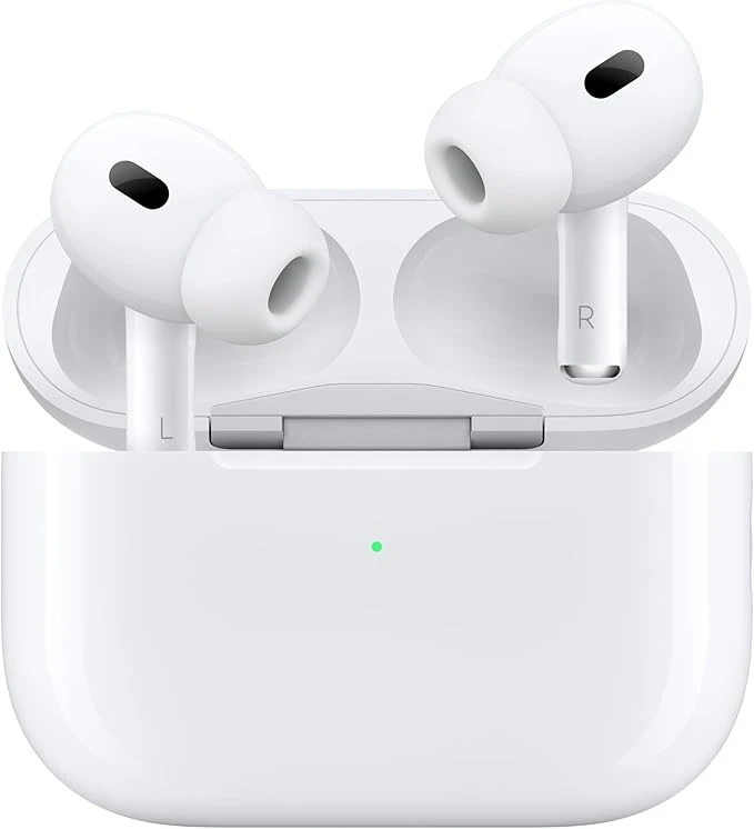 Apple AirPods Pro 2 Écouteurs sans Fil, Casques et écouteurs Bluetooth, Réduction Active du Bruit, Appareil auditif, Mode Transparence, Audio Spatial personnalisé, Son Haute-fidélité, Recharge USB-C