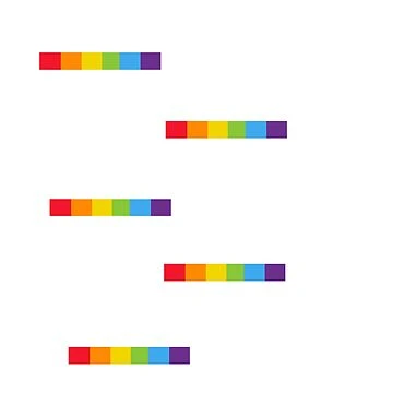 Rainbow Tiny Subtle Pride Pins Sticker Pack | Sticker