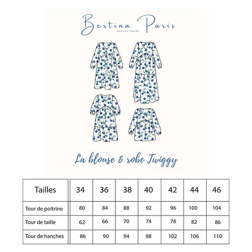 PATRON DE COUTURE ROBE TWIGGY