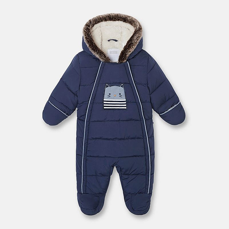 Combipilote doudoune fourrée 3/6MOIS