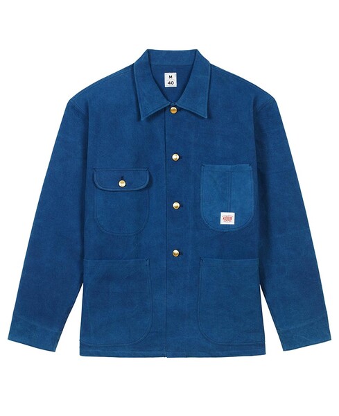 The Train Jacket Natural Indigo| Kidur