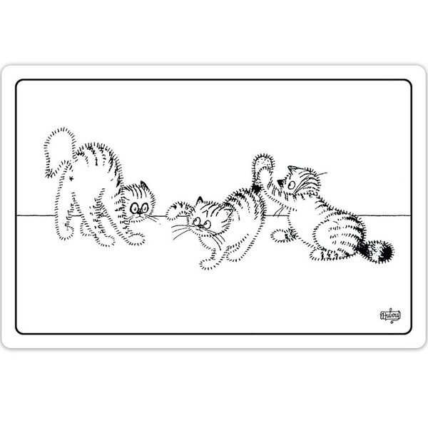 Set de table Chats de Dubout Jeu de Chatons 