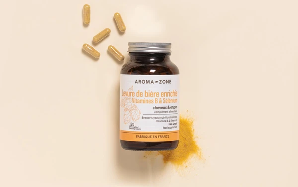 Levure de bière enrichie 120 gélules - Complément alimentaire
