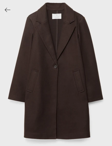  Manteau midi marron 