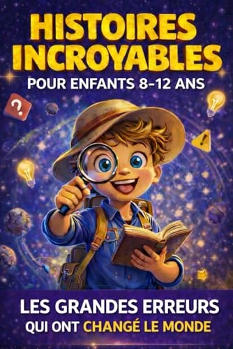 Histoires incroyables pour enfants curieux: Les découvertes les plus incroyables faites par erreur. Des histoires du monde pour apprendre, réfléchir et prendre confiance en soi – 8 à 12 ans