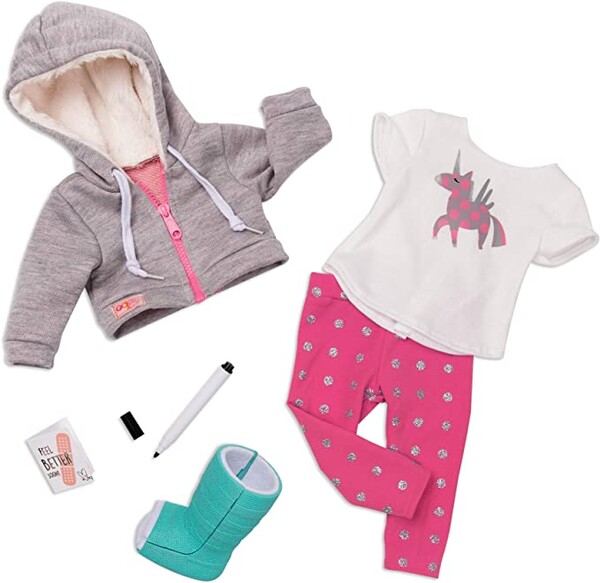 Our Generation - BD30284Z - Tenue deluxe - ensemble plâtre : Amazon.fr: Jeux et Jouets