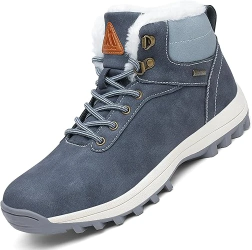 Mishansha Homme Femme Bottes de Neige Hiver Randonnée Chaussures Trekking Imperméable Outdoor Boots Taille 36-48 EU