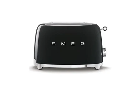 Grille pain Smeg Grille pain 2 fentes 950w avec 3 programmes en noir | Darty