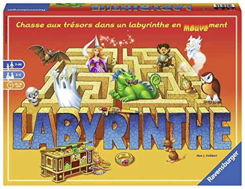 Ravensburger- Labyrinthe - Jeu de société famille - 26743 - Dès 7 ans - 2 à 4 joueurs