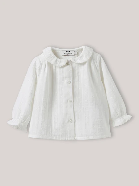 Blouse en gaze de coton bébé