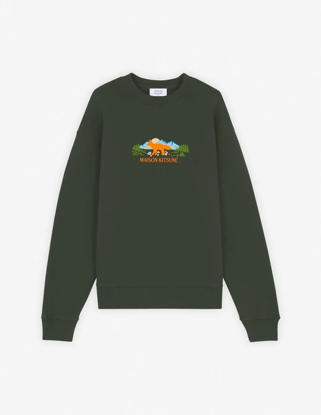 OUTDOOR PROFILE FOX COMFORT SWEATSHIRT | Maison Kitsuné