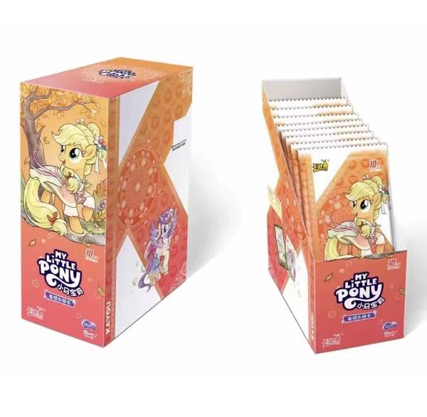 KAYOU Authentique My Little Pony Carte d'Amitié Éternelle Pack Lune Radiante Cartes Flash Dorées Collection Anime Jouets Cadeau - AliExpress 26