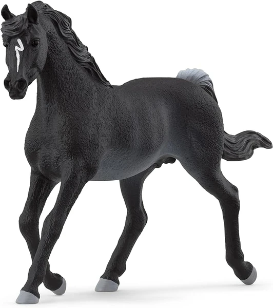 schleich 13981 Étalon Arabe, dès 5 ans, HORSE CLUB - figurine, 5 x 15 x 10 cm, Noir