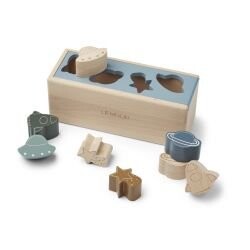Boite à formes en bois | Espace Bleu clair - Liewood