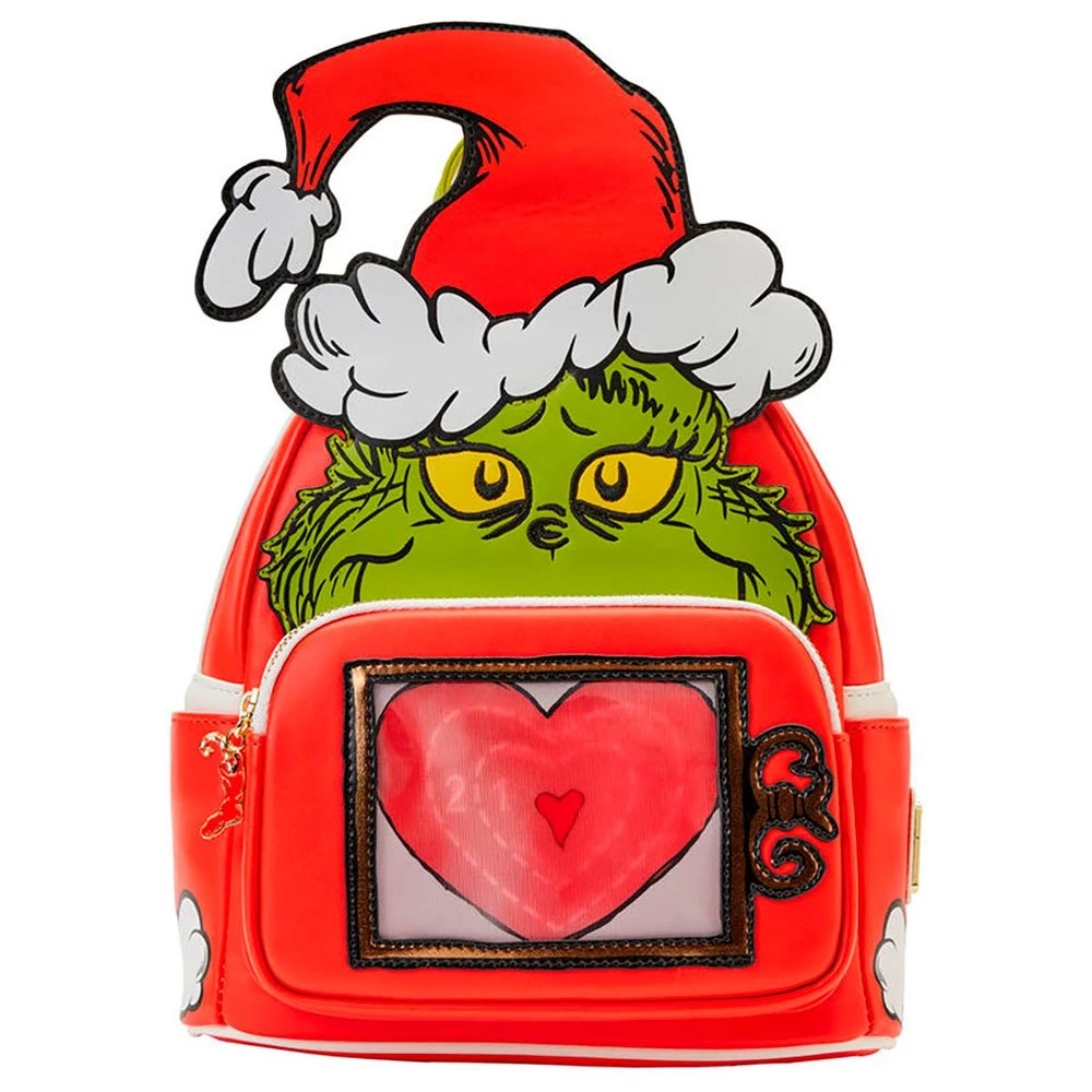Loungefly Sac à Dos How the Grinch Stole Christmas Dr. Seuss 25 cm Rouge| Techinn