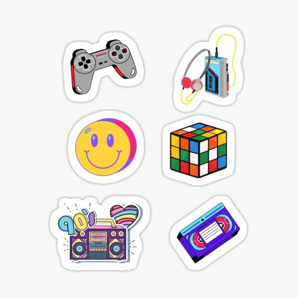 Collection enfant vintage des années 90 | Sticker