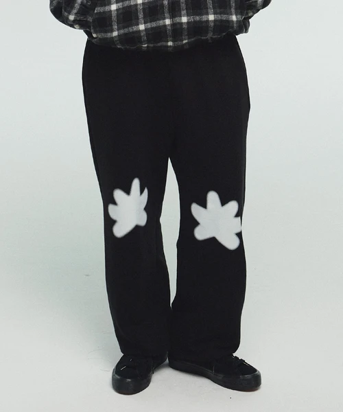 [IBC24UPT21BK] STAR JOGGER PANTS - ITZAVIBE