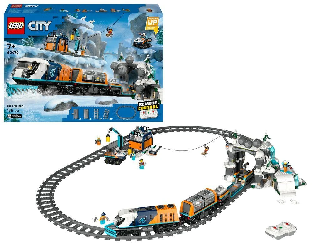 LEGO® CITY 60470 - LE TRAIN EXPRESS DES EXPLORATEURS EN ARCTIQUE
