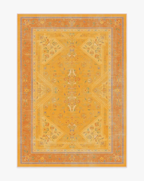 Iris Apfel Colourful Loom Mango Rug | Ruggable