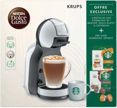 Dolce Gusto KRUPS COFFRET STARBUCKS MINI ME GRIS ARTIC