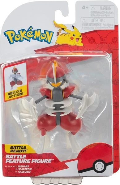 Pokémon Figurine de Combat Scalproie Figurine Scalproie de 11 cm prête au Combat avec Attaque par Lame