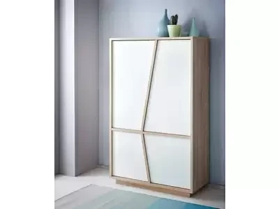 Rangement haut 2 + 2 portes Nature