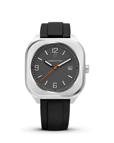 MTIota Gris Caoutchouc Noir