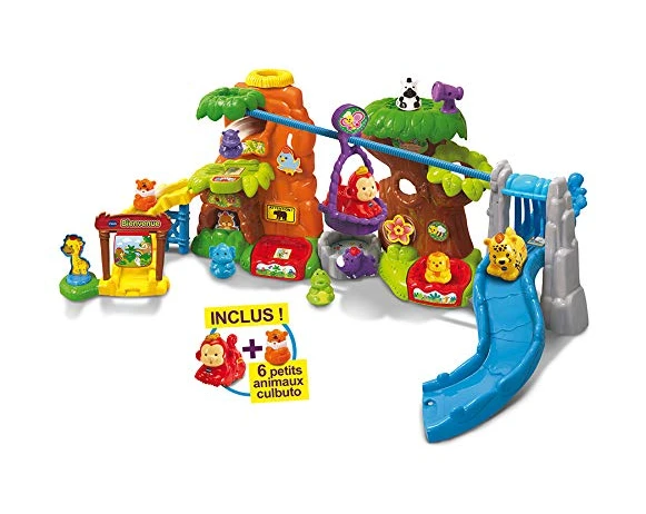 VTECH- Maxi Parcours DE LA Jungle TUT ANIMO Univers, 80-504675, Multicolore - Version FR