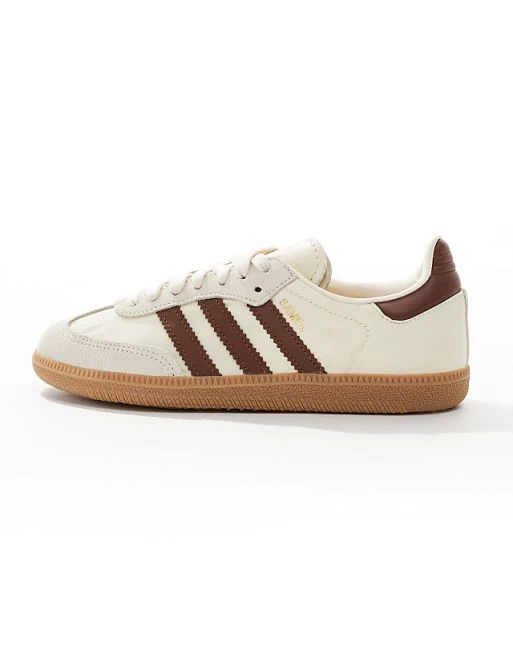 adidas Originals - Samba OG - Baskets - Crème et marron