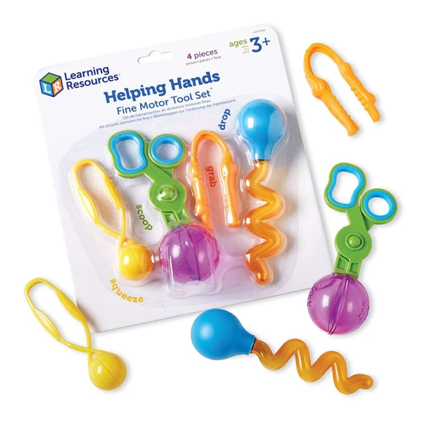 Learning Resources Helping Hands Fine Motor Tool Set - Tinker Tray Play