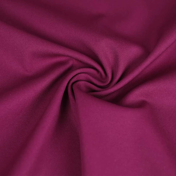 Tissu sergé de coton bi-stretch beaujolais | Tissu pour couture de pantalon et veste de poids moyens