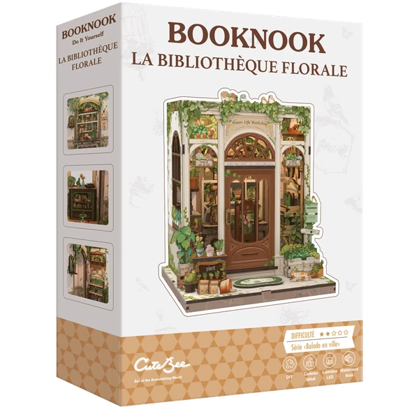 Book nook Cutebee - La librairie végétale