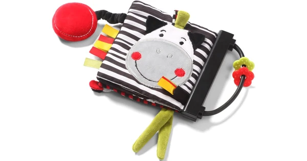 Livre en tissus interactif et contrasté 