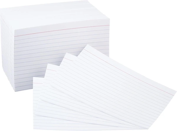 Amazon Basics | Ruled Lined Index Note Cards