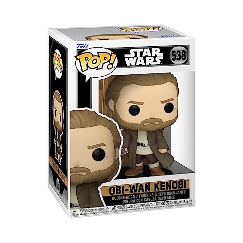 Funko Pop! Vinyl: Star Wars Obi-Wan Kenobi- Figurine en Vinyle à Collectionner - Idée de Cadeau - Produits Officiels - Jouets pour Les Enfants et Adultes - TV Fans