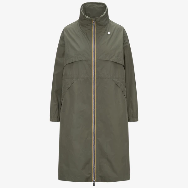 AUBE MEMORY TOUCH - Jackets - Long - WOMAN - GREEN LICHEN