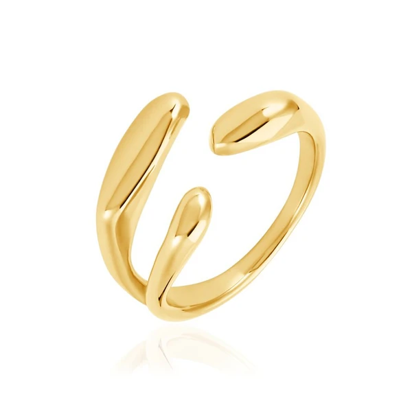 Bague Gold Aura Acier Jaune