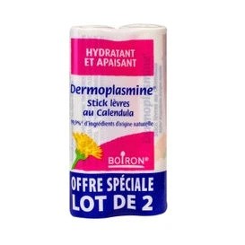 Boiron Dermoplasmine Baume Lèvres 2x4g
