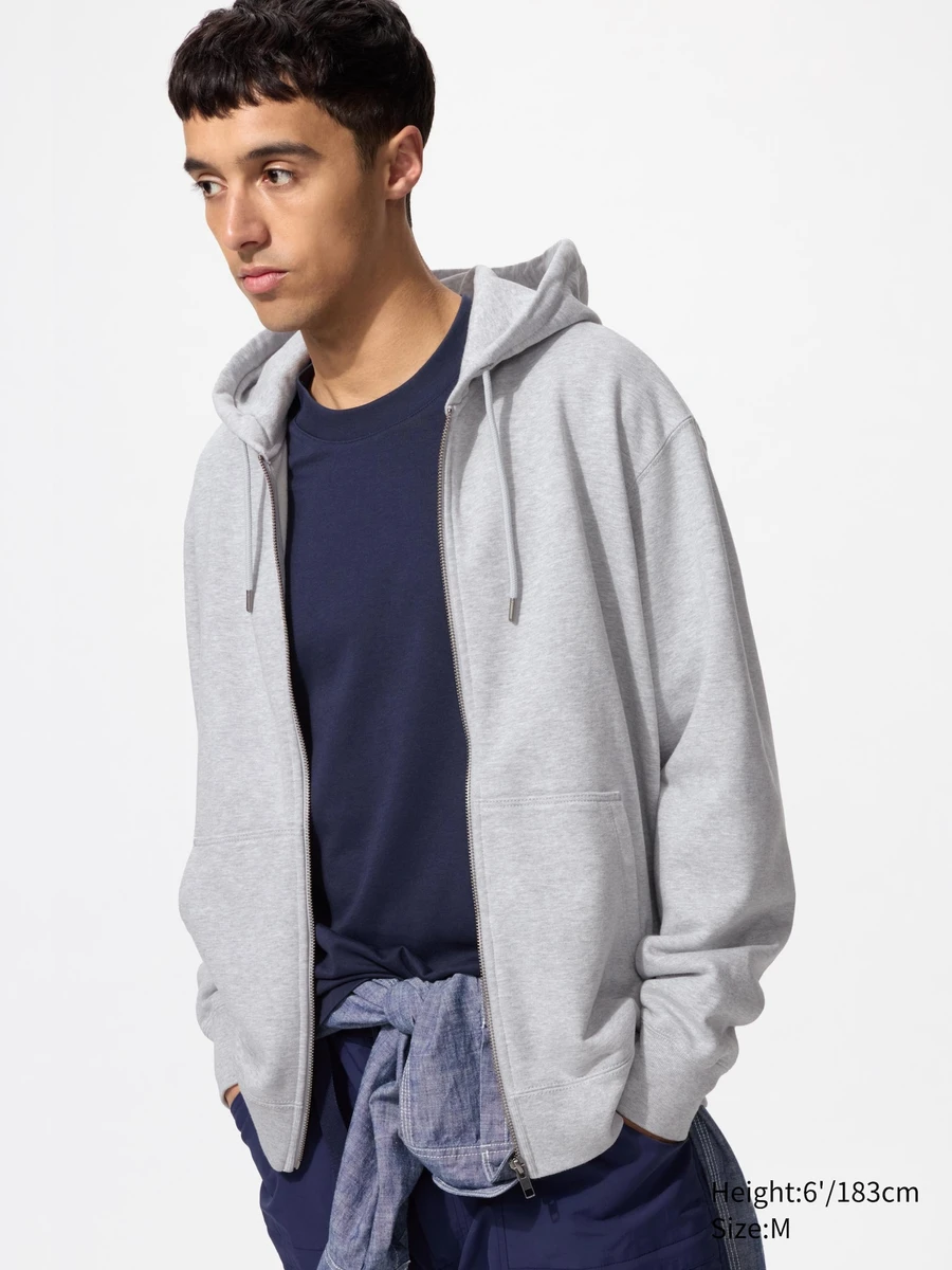 Sweat zippé à capuche pour Homme | UNIQLO FR