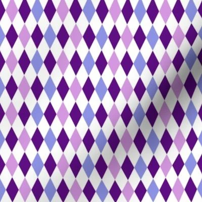 harlequin diamond purple lavender Fabric | Spoonflower