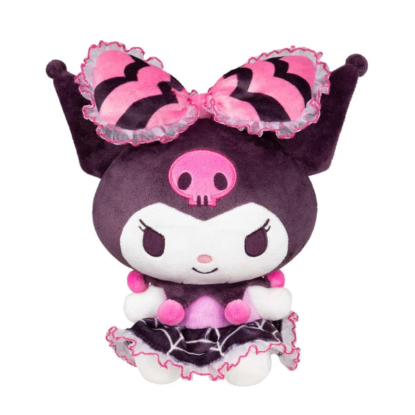 Kuromi 8" Halloween Plush (Spider Web Dress)