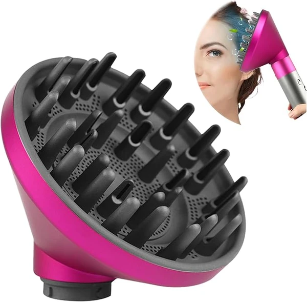Diffuseur pour Dyson Airwrap Styler HS01 HS05,transformant votre coiffeur en sèche-cheveux(or)