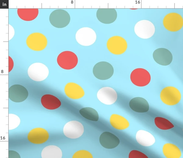 Playful Clown dots - kids - Boys - Fabric | Spoonflower
